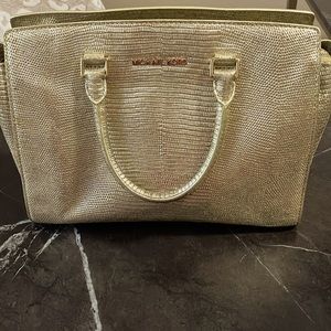 Gold Limited Edition Michael Kors Purse